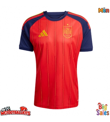 Spain Replica Home Stadium Shirt World Cup 2026 Short Sleeve
